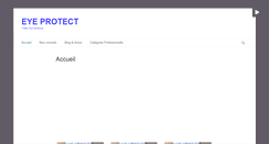 Desktop Screenshot of eyeprotect.fr